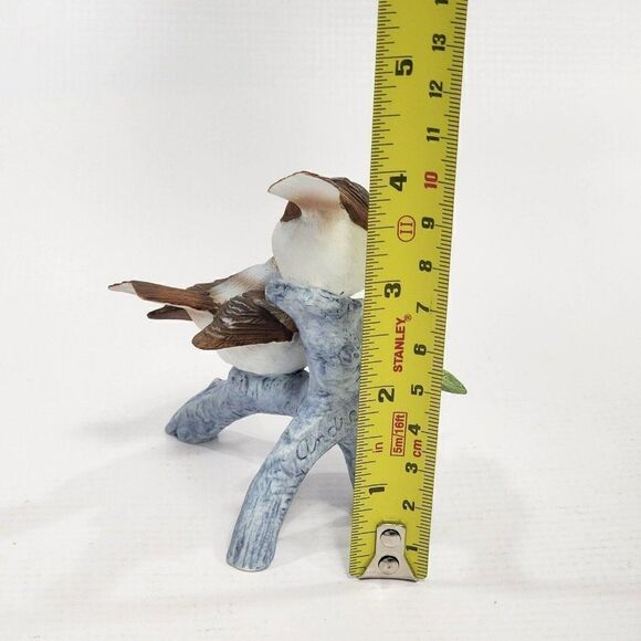 Vtg 1986 Andrea by Sadek Robins on Cherry Blossom Tree Branch Figurine - Read - Picture 3 of 11